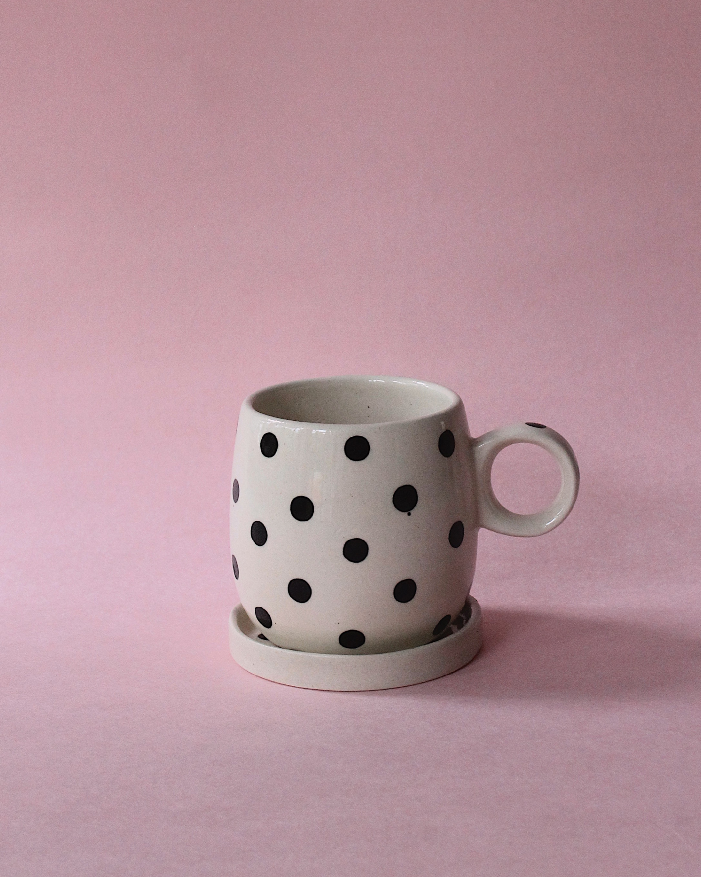 Polka Pop Set (Mug+Saucer)