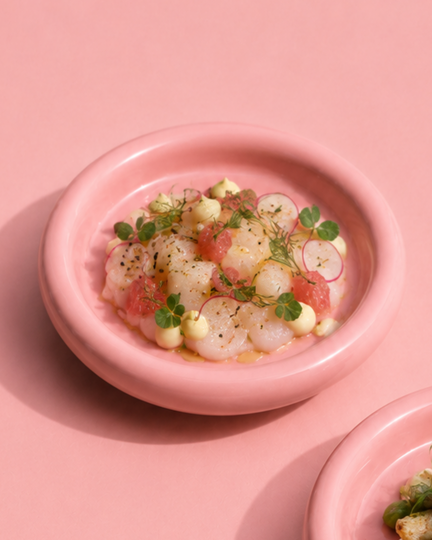 6" Plate: Powder Pink