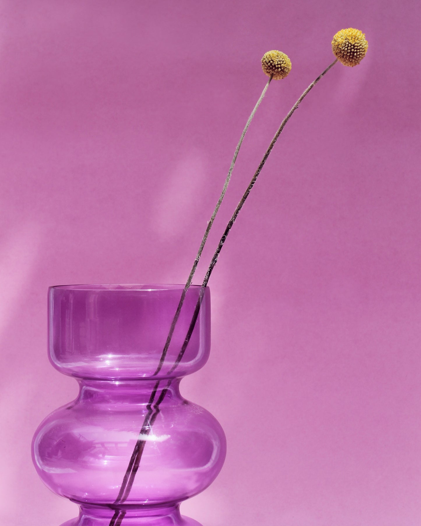 Iris Glass Vase: Millenial Purple