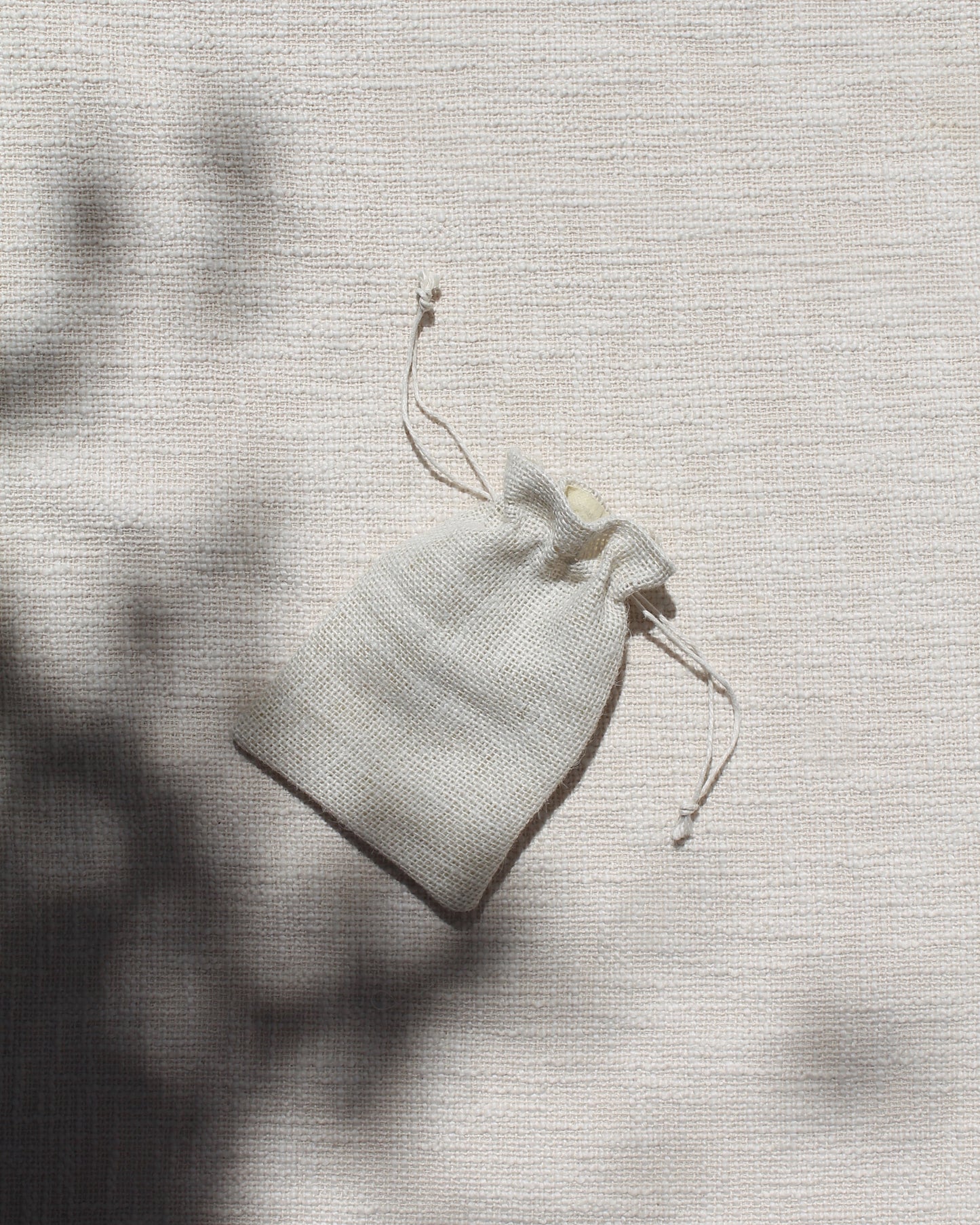 White Jute potli with strings