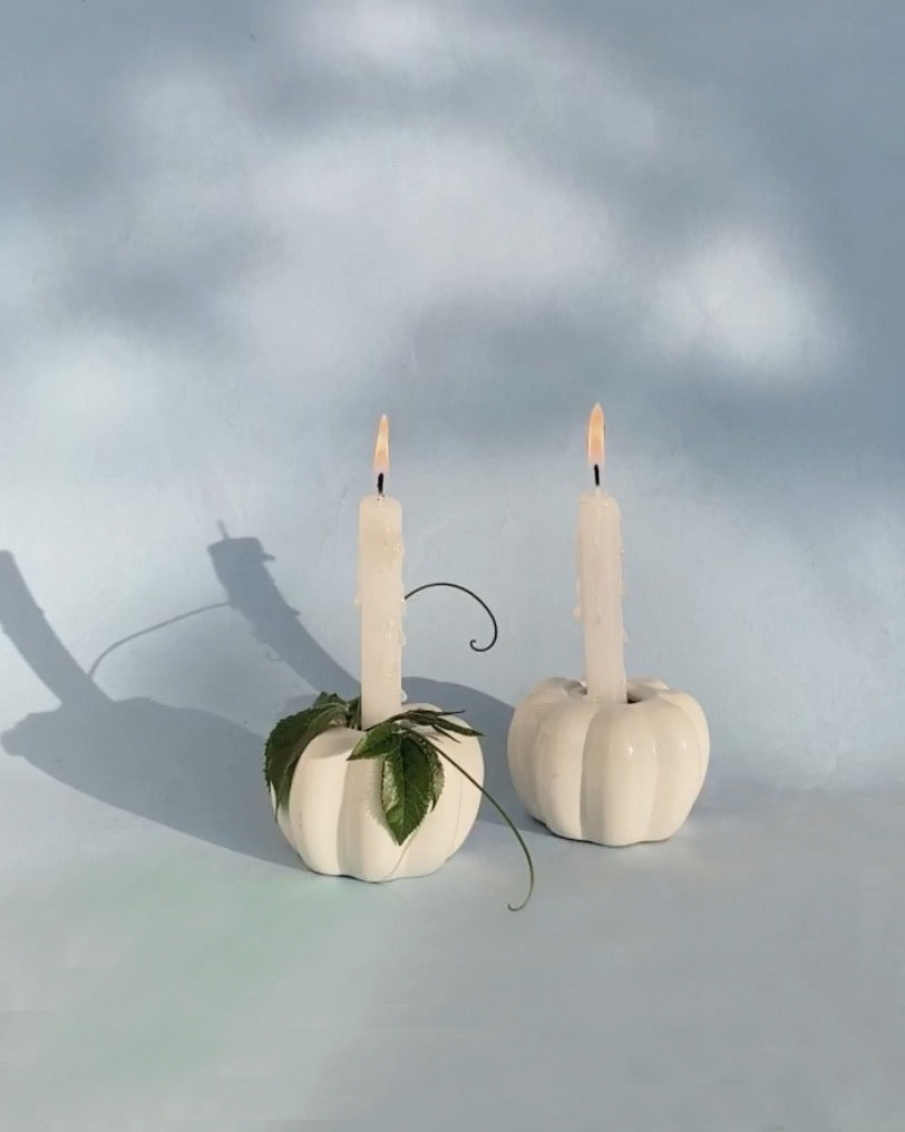 Pumpkin Candle Stand