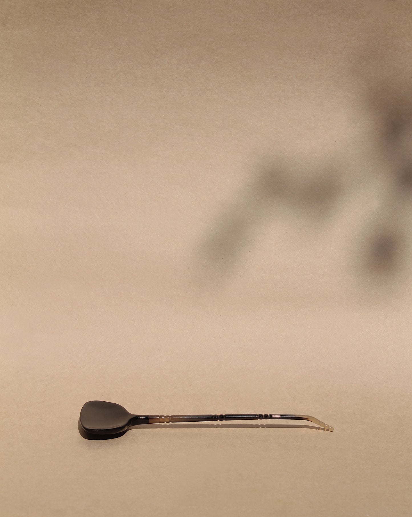 SIngle black artisanal flat cutlery
