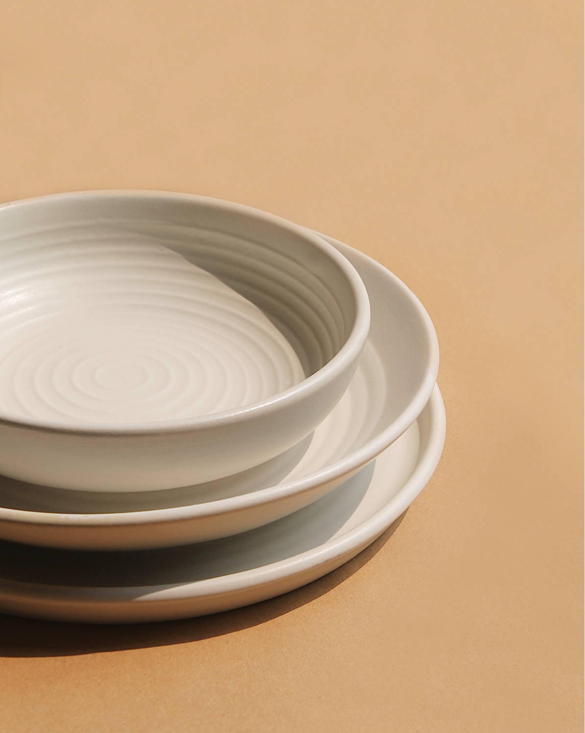 Kanji Flat Ripple Platter