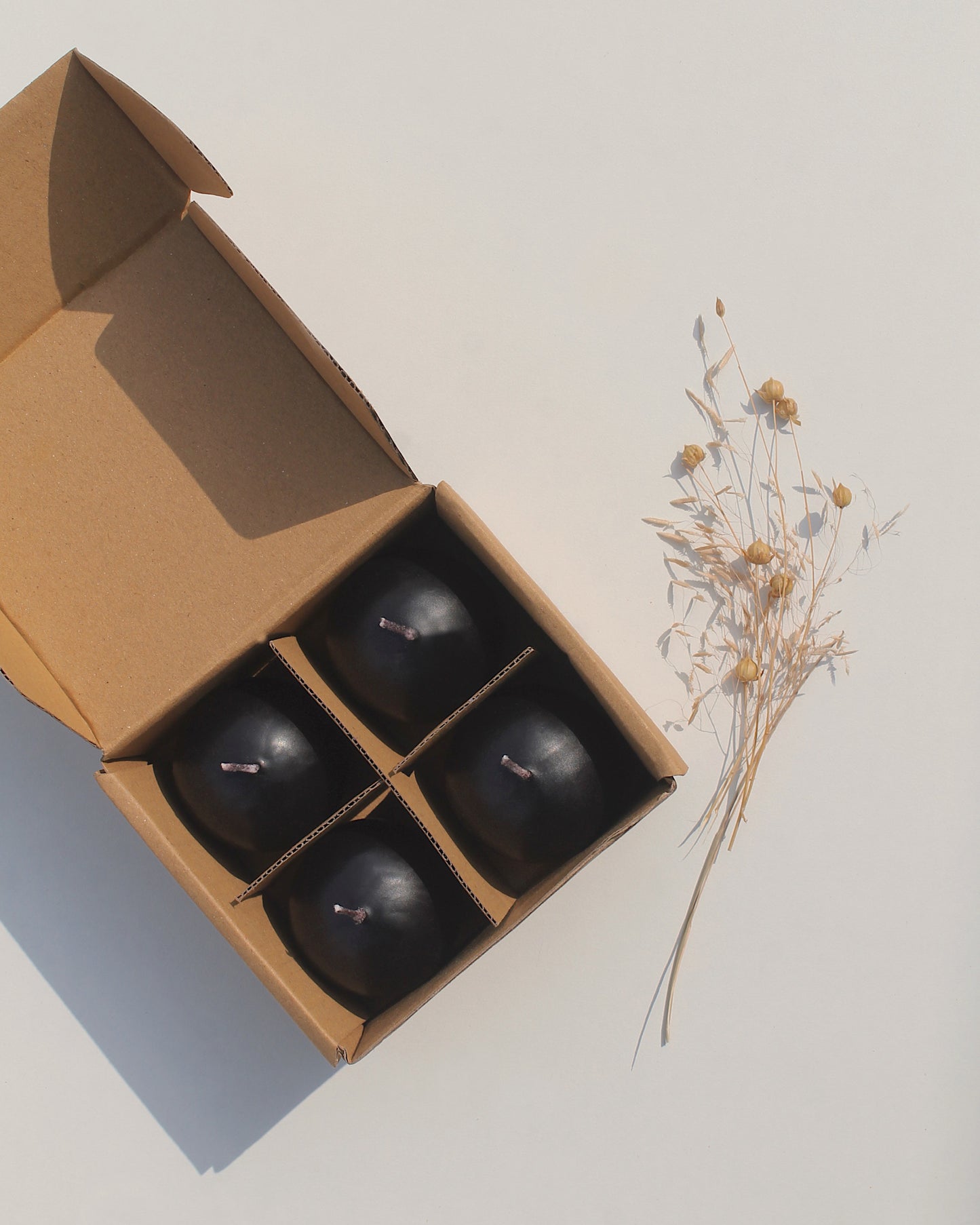 Bobble Candles (Set of 4 Round Candles)