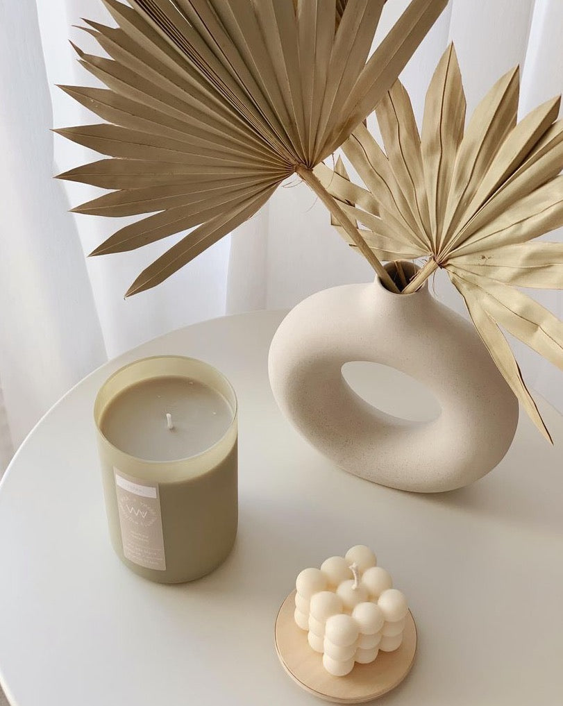 12" - 8" - 6" Polo Vase: Off-White