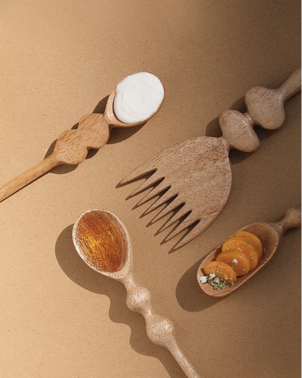 Artisanal Wooden Spoon (Set of 4)