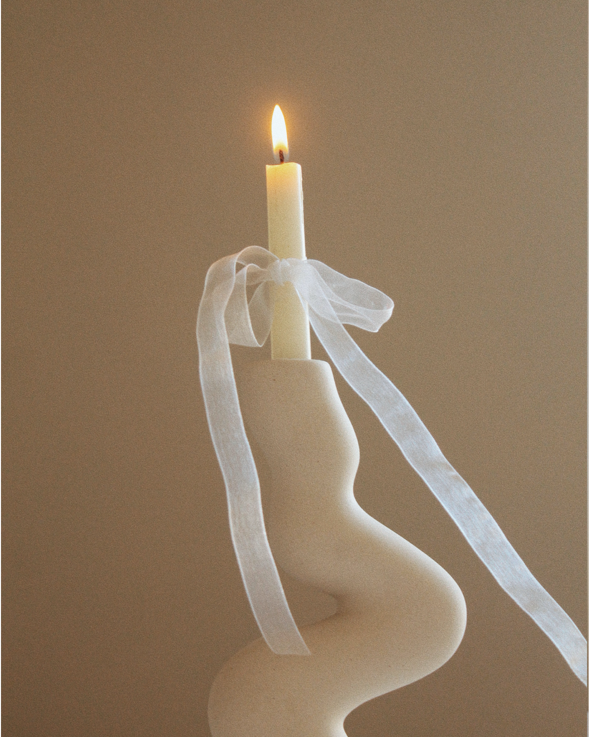 Zuki Ceramic Candle Holder