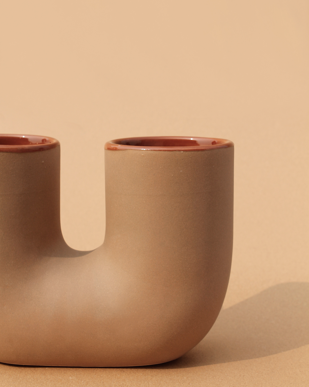Clo Vase: Terracotta Brown