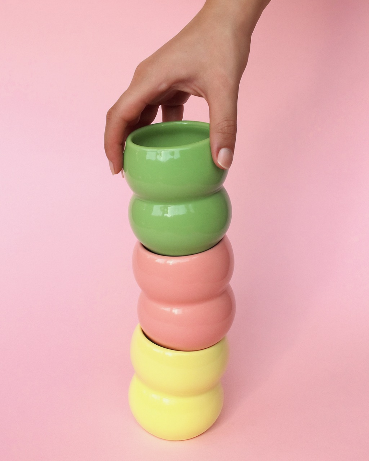 Mochi Cup Set: Pastel Trio