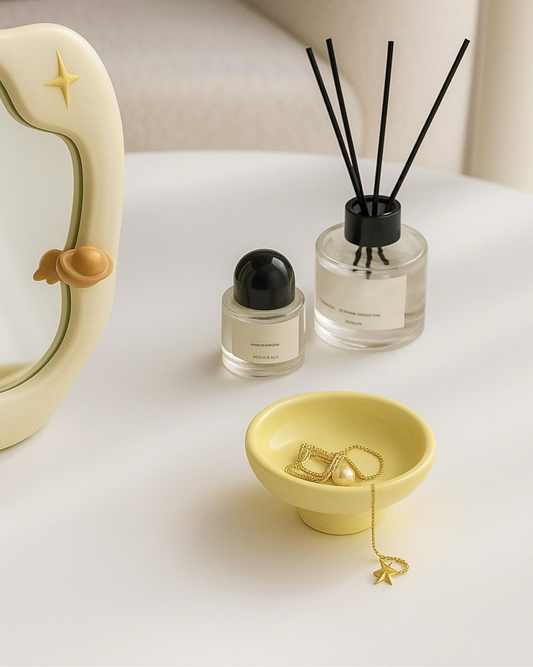 Mini Pedestal Bowl: Butter Yellow