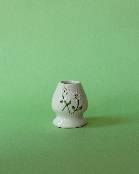 Quiet Bloom Whisk Holder-cum-Mini Vase