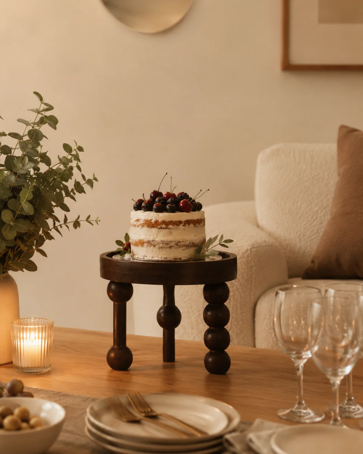 Abacus Wooden Stool