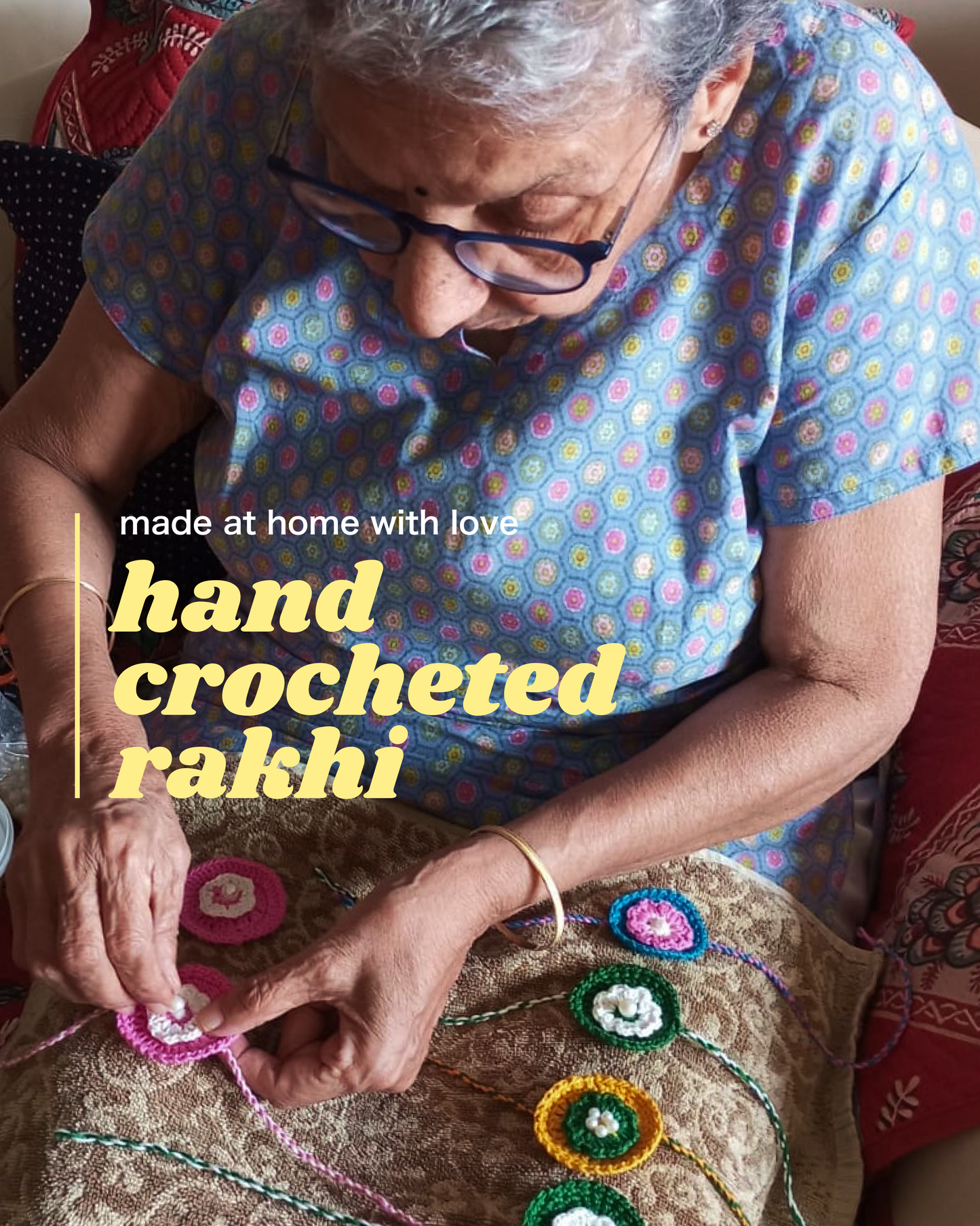 Crocheted Rakhi (Set of 2)
