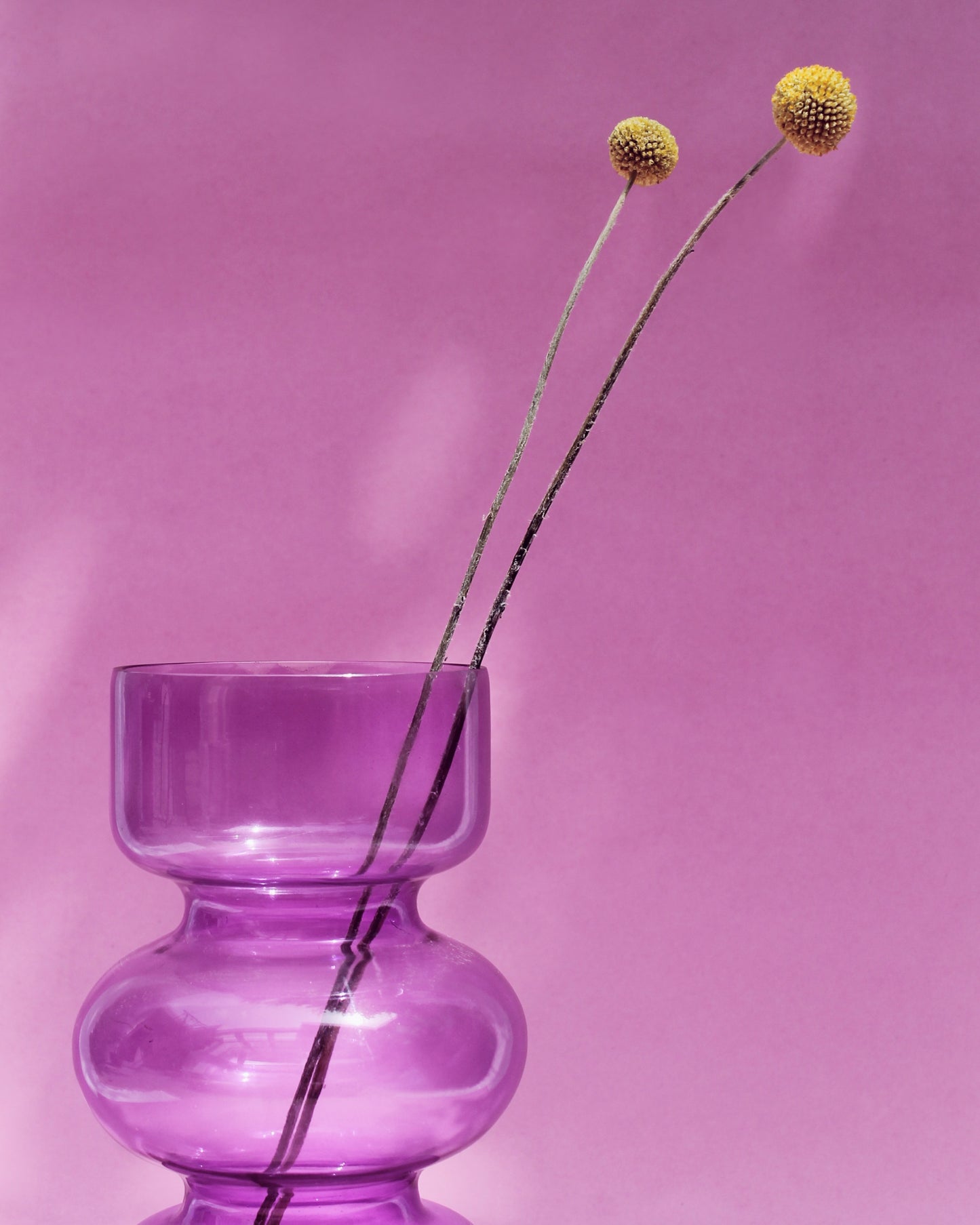 Iris Glass Vase - Millenial Purple