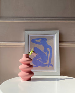 Misty Rose Mezo Vase