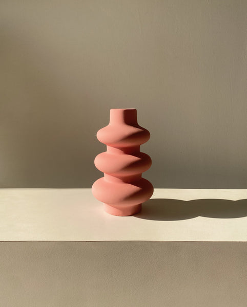 Misty Pink Pastel Vase