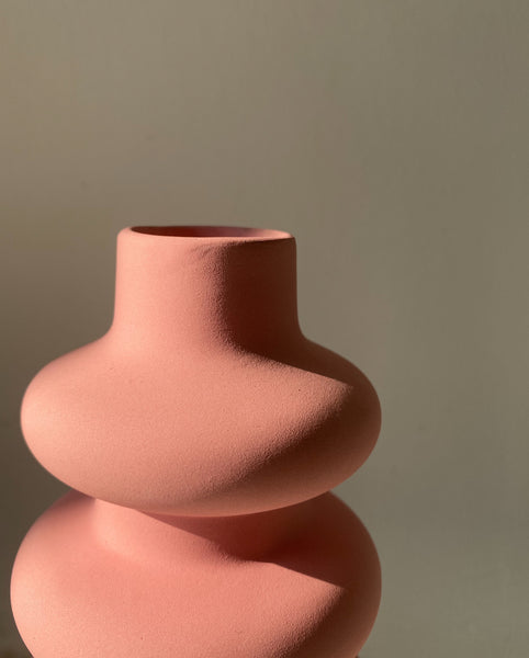 Misty Pink Pastel Vase