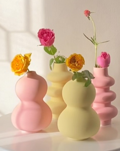 Pastel Mini Vase Combo (Set of 4)