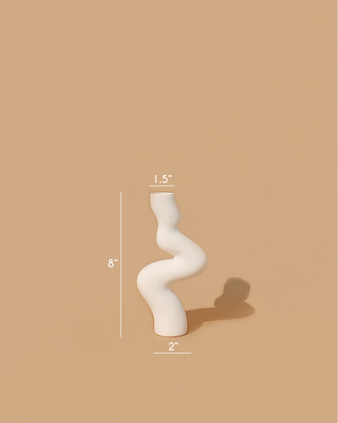 Zuki Ceramic Candle Holder