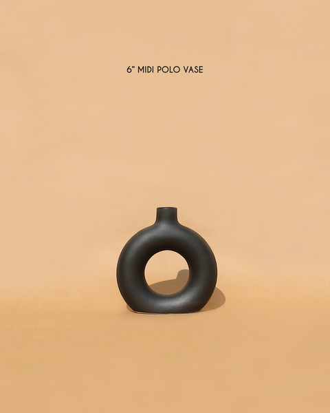 Black Polo Vase