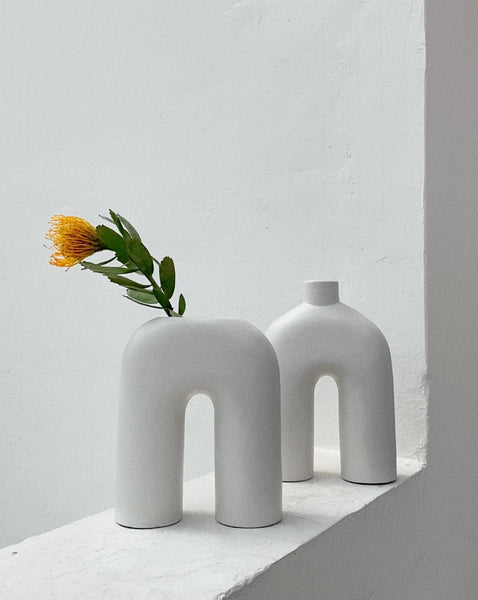 Zo and Ozo sculptural vase for unique home decor