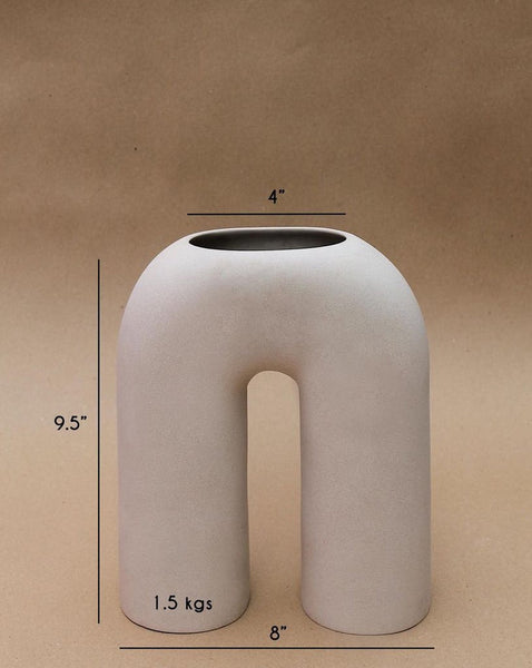 Japandi Off-White minimal Vase