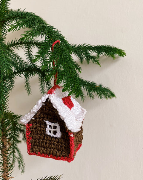 Merry Set(crochet house,snowflake,bell)