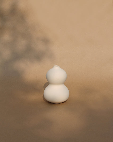 Off-White Sculptural Vase